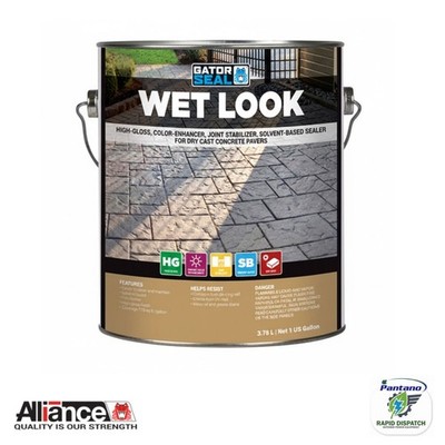 Alliance Gator Seal Wet Look Sealer for Dry Cast Pavers 1 Gal Can