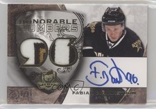 2008 Upper Deck The Cup Honorable Numbers /96 Fabian Brunnstrom Patch Auto 2d8
