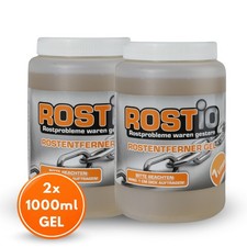 2 x 1 Liter Rostio Rostentferner Gel Rostumwandler Entroster Roststopper