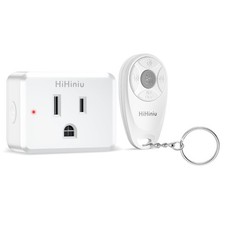 Remote Control Outlet Plug, Wireless On Off Power Switch for Lamp,Household A...