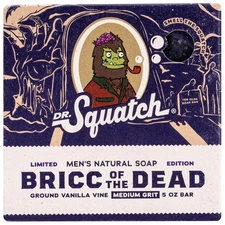 Dr. Squatch Natural Bar Soap, Bricc of the Dead, 5 oz
