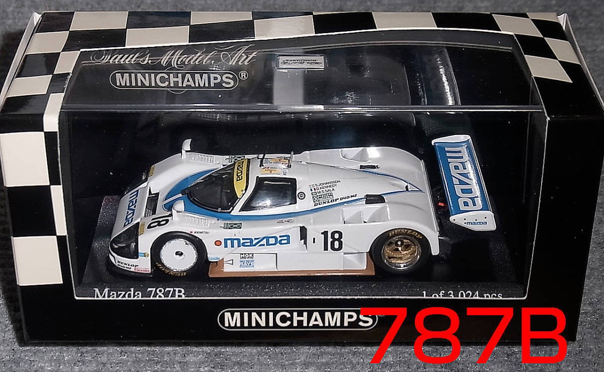 1/43 Mazda 787B Johansson Car No. 18 Le Mans 1991 Rotary 787