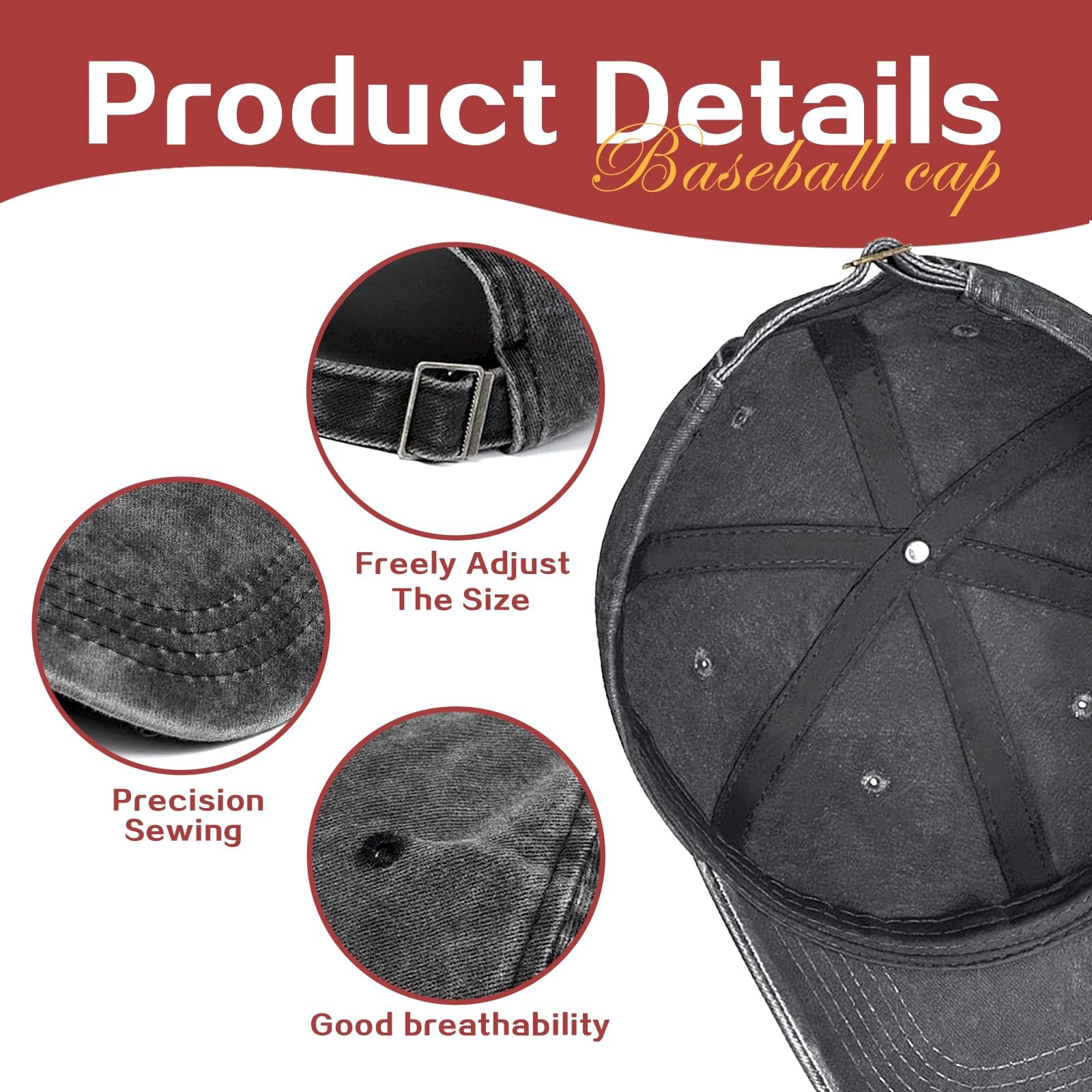 zcyhtqp, Please Please Please, Funny Baseball Cap, Funny Trucker Hats with Sa...