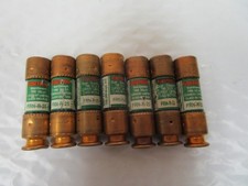 LOT OF 7 BUSSMANN FUSETRON TIME DELAY FUSE FRN-R 25 25A AMP 250Vac