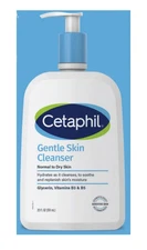 Cetaphil Gentle Skin Cleanser with 20 oz Pump for Sensitive Dry Skin Unscented