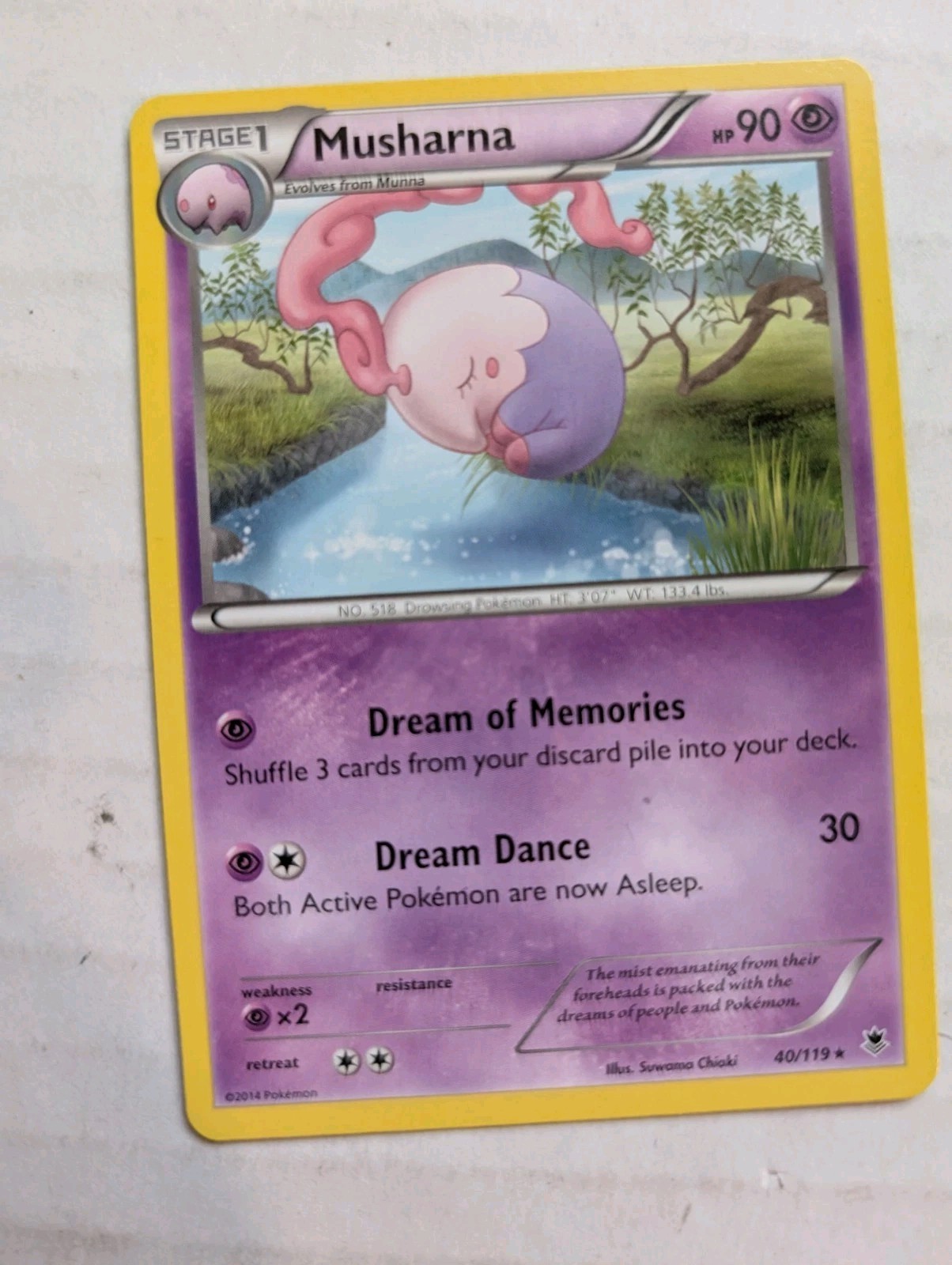 Musharna #40/119 Phantom Forces Pokemon 
