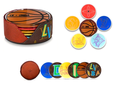 Virgil Abloh Louis Vuitton x NBA Coaster Gift Set Basketball