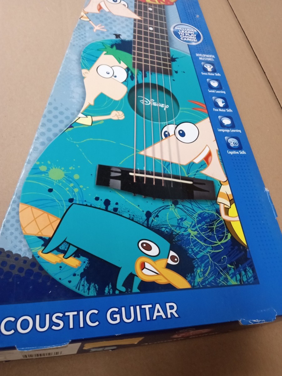 Phineas & Ferb Acoustic Guitar First Act Kids Learning DISNEY