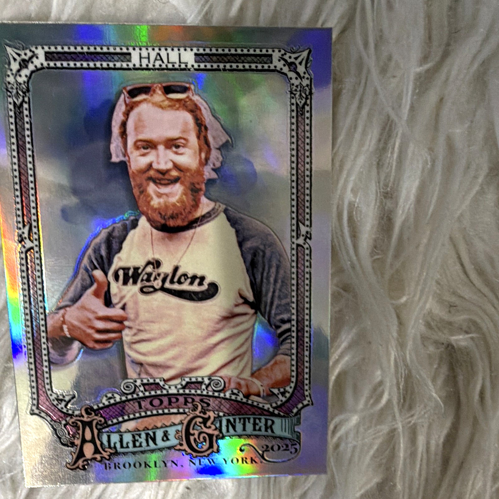 Topps Allen & Ginter 2025 The World's Champions John Hall #256 Refractor