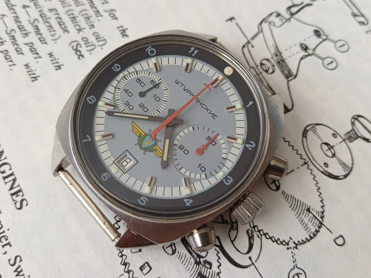 ШТУРМАНСКИЕ ポレオット　クロノグラフ　稼働品 Poljot Chronograph Watches for sale - eBay