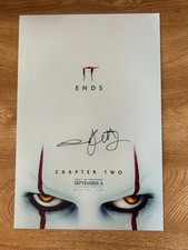 * ANDY MUSCHIETTI * signed 12x18 poster * IT ENDS: CHAPTER TWO * COA