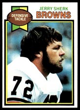 Jerry Sherk 1979 Topps #185 Cleveland Browns NFL READ FREE SHIPPING AutographDen