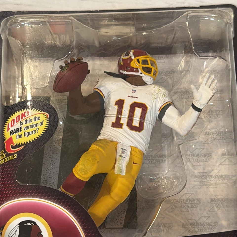 Figuras de acción de colección Washington Robert Griffin III #10 QB serie NFL Foto 4 de 4