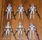 Star Wars The Vintage Collection 3.75 Clone Trooper Action Figures LOT OF SIX