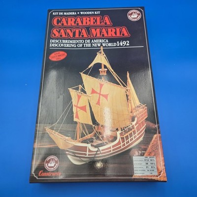 Carabela Santa Maria Wood Model Ship Kit  Constructo 80 606  1:55 Scale   NEW