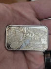 Vintage Happy Birthday 1 oz silver art bar 1970s CCM Crown Mint Bullion .999