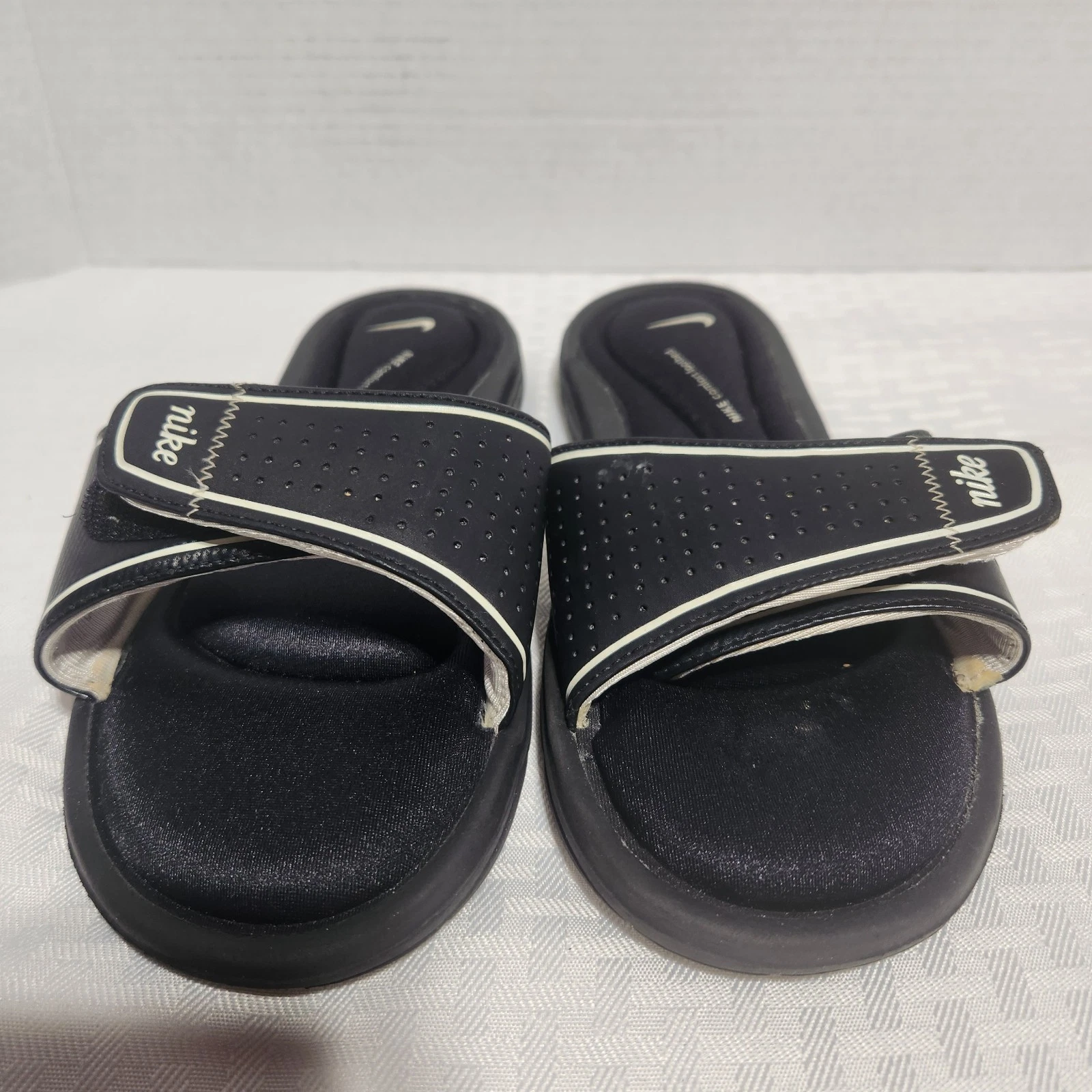 Sandali Nike Slides donna 8 neri comodi plantare slip on 360883 011