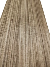 Etimoe Figured African Walnut wood veneer 9" x 113" raw 1/42" thick AA grade