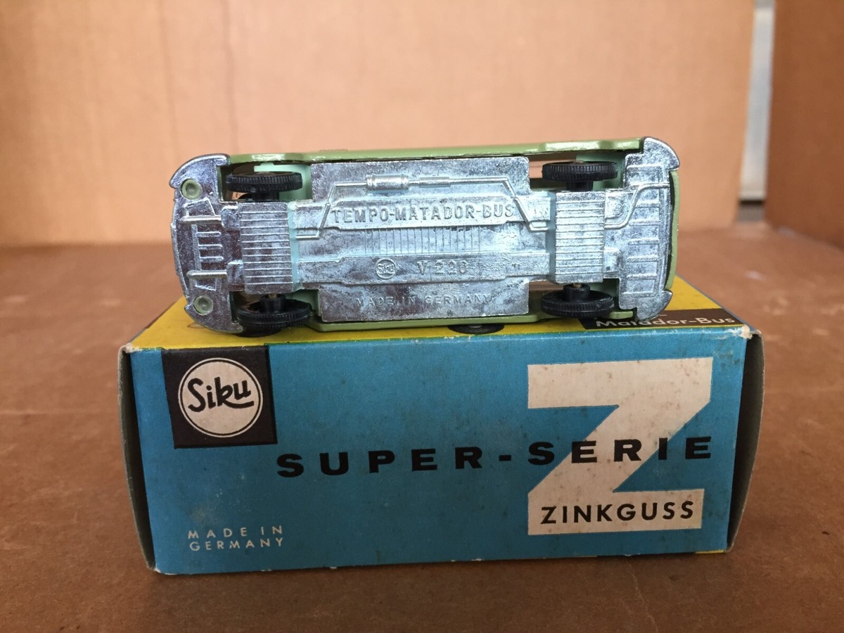 VINTAGE SIKU GREEN TEMPO MATADOR BUS V 220 GERMANY FANTASTIC NEAR