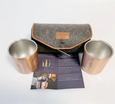 NEW High camp Firelight Flask 375 Stainless Steel With Box And Bag