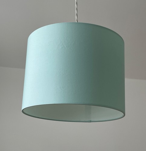 Lampshade Cool Mint Green Cotton Drum 