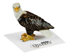 ➸ LITTLE CRITTERZ Bird Miniature Figurine Eagle Bald Eagle Freedom