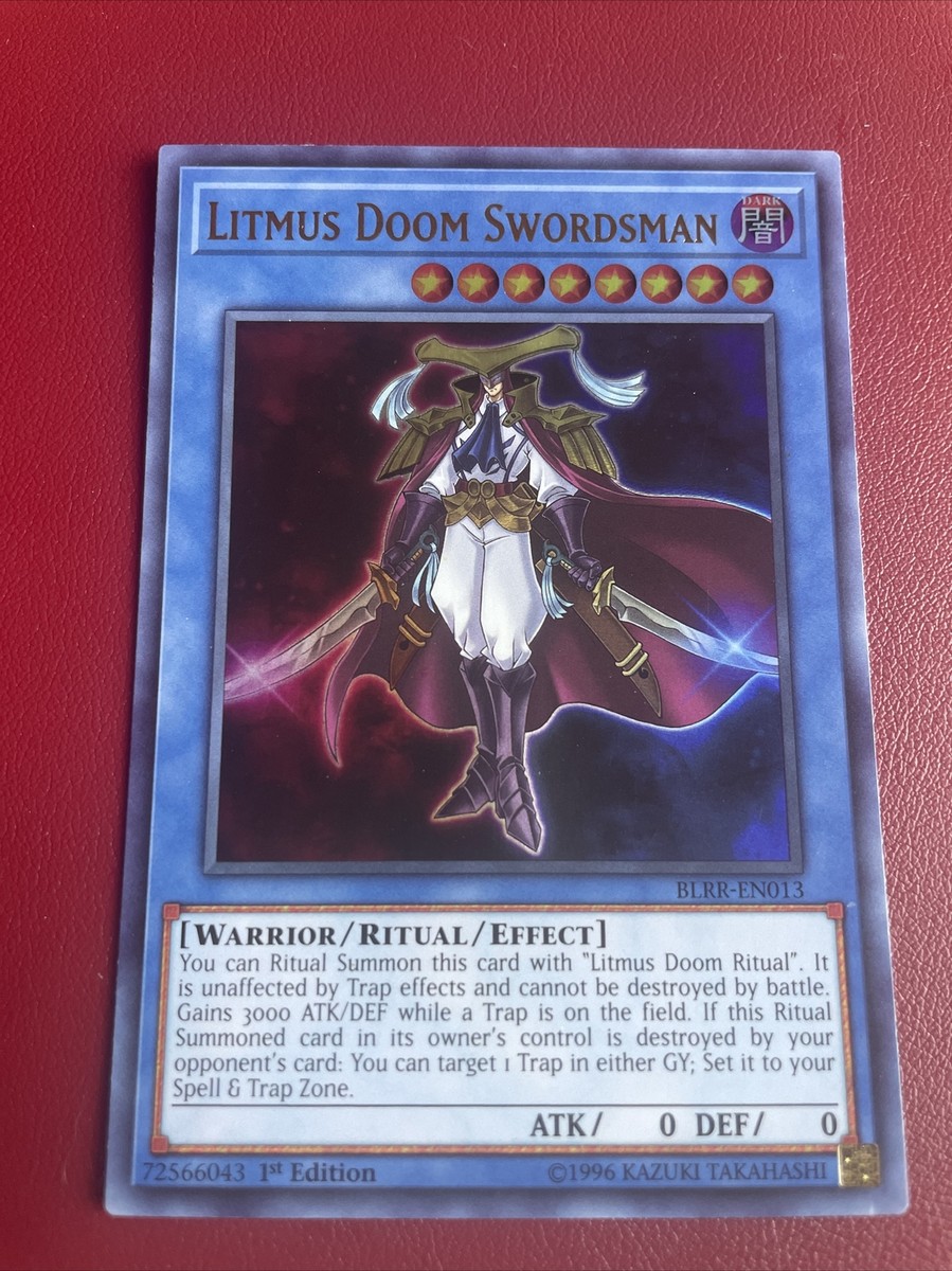 yugioh litmus doom swordsman deck Ritual - Battles of Legend: Relentless Revenge Mint / near mint condition trading card Litmus Doom Swordsman" Reviews and
