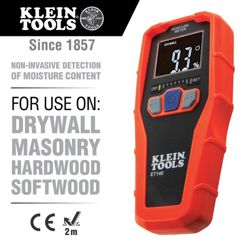 Klein Tools ET140 Pinless Moisture Meter - Picture 2 of 10