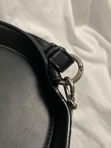 Charles & Keith Chunky Chain Handle Black Bucket Bag - Picture 6 of 10