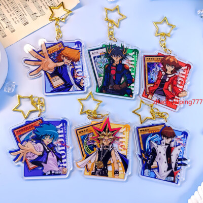 Seto Kaiba Acrylic Schoolbag Key Chain Pendant Keychains Toy Backpack Pendant