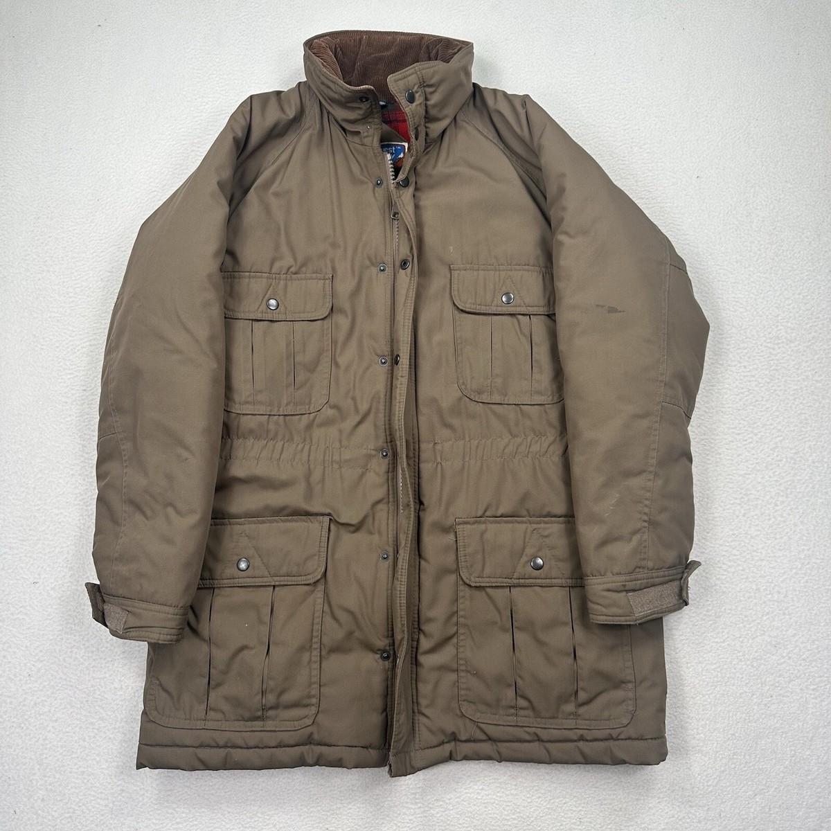 VTG Northwest Territory Men's Winter Jacket Size Large Brown