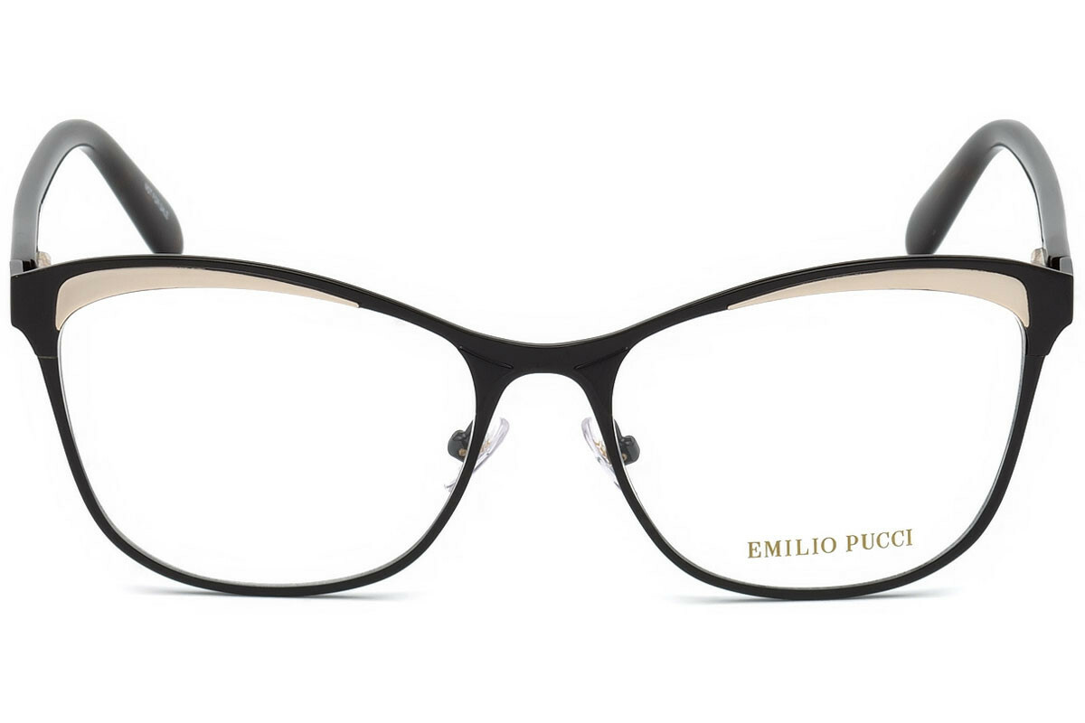 Металлическая оправа для очков Emilio Pucci EP 5084 005 Черный с золотом Кошачий глаз 53-16-140 19590₽