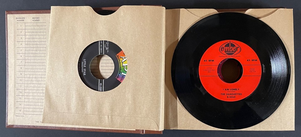 Old Rake Records Rare Lot 15 Mint-NM Vintage 1957 & 1958 45 Records in Original Storage ...