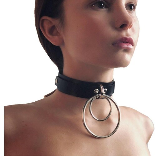 Damen Leder Halsband Riemen Gürtel Bondage Hals Harness Strapshalter BDSM Halskette - Bild 29 von 34