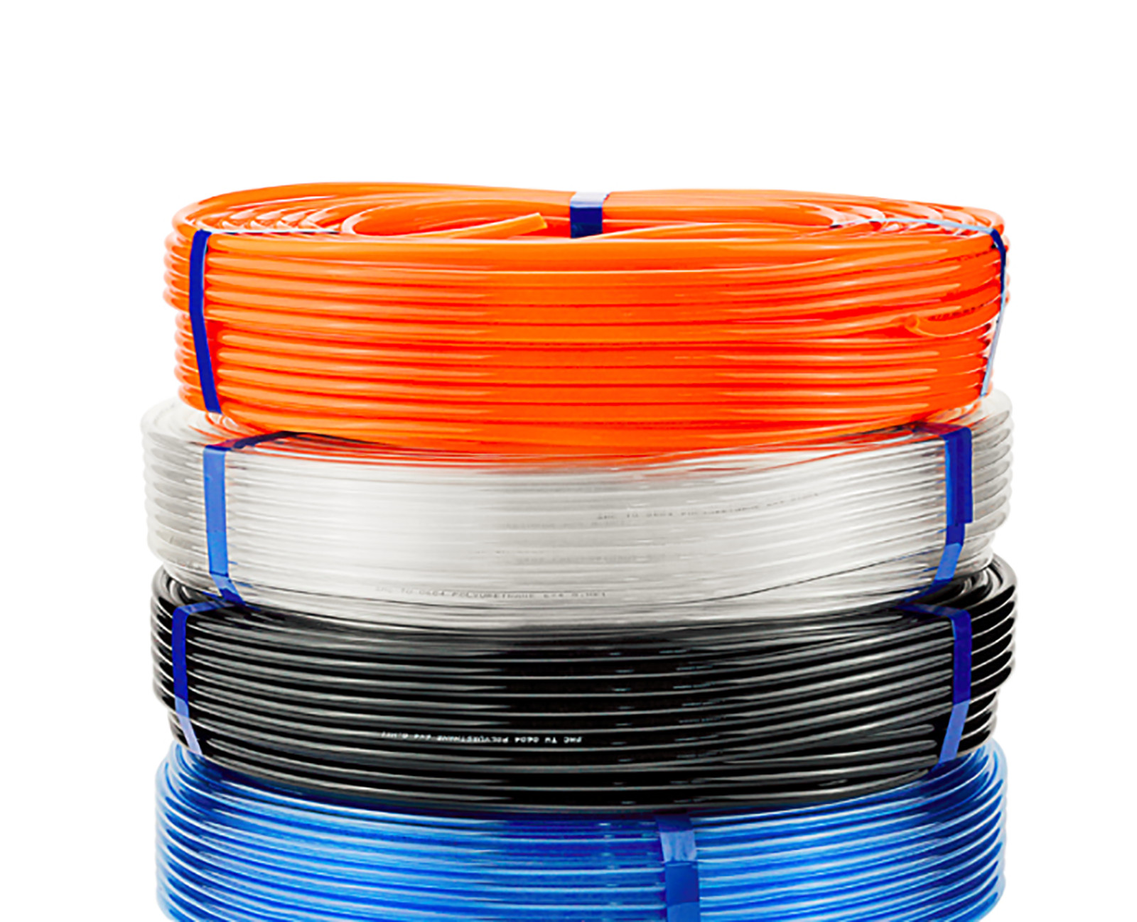 SMC TU1065C-100 Polyurethane Hose - Air/Water, 10mm, 0.394" Outside Diameter