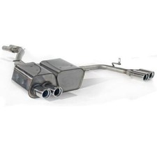 FOX Duplex Komplettanlage ab Kat. je 2x76mm mit Absorber BMW Z4  2.2l 2.5l 3.0l