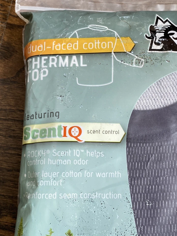 Rocky Men's XL Dual Faced Cotton Thermal Top Shirt Scent IQ Scent Control - Image 3 of 4
