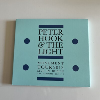 Peter Hook Light Movement Tour Live Dublin CD New Order