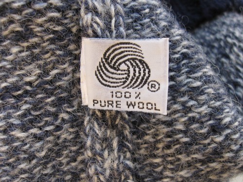 MEN'S ARMANI EXCHANGE A/X 100% PURE WOOL CHUNKY KNIT SWEATER SMALL OR WOMEN'S LG - Picture 5 of 6