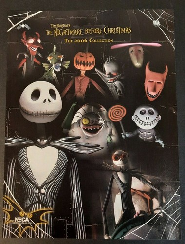 NIGHTMARE BEFORE CHRISTMAS 2006 Collection NECA figures ~ Magazine PRINT AD - 第 1/1 張圖片
