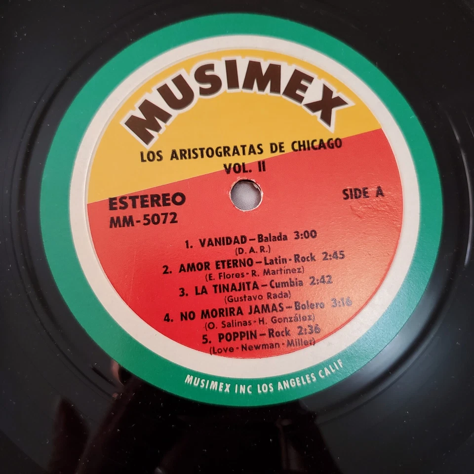 LOS ARISTROCRATAS DE CHICAGO VOL. 2 VANIDAD LP 33 1/3 RPM 1974 ODEON OSS-9044 U Foto 3 de 4