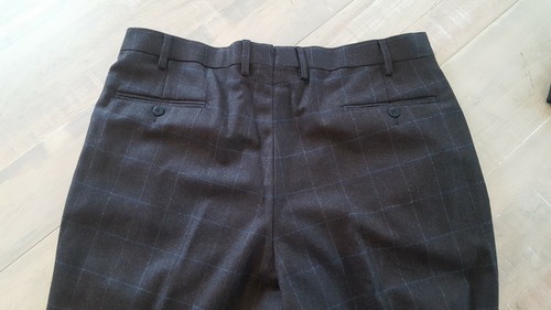 NUOVO COSTUME MOZZAFIATO RAFFAELE CARUSO ADRIANO & SONS 40 LANA DI CASHMERE FLANELLA - Foto 7 di 7