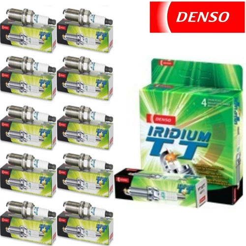 10 Pack Spark Plugs Denso Iridium TT for FORD EXCURSION 2000-2005 V10-6.8L - Picture 1 of 9