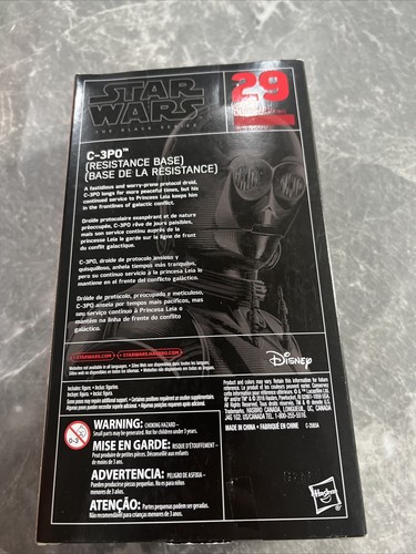 Figura de acción Hasbro Black serie C-3PO 6" - C0065 - Imagen 4 de 4