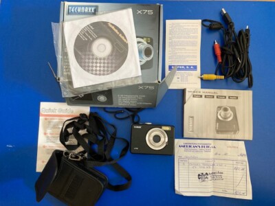 Digital Camera Technaxx X75 - 5 Mpx CCD 1/2'5'' with 512MB SD Card - Metal body