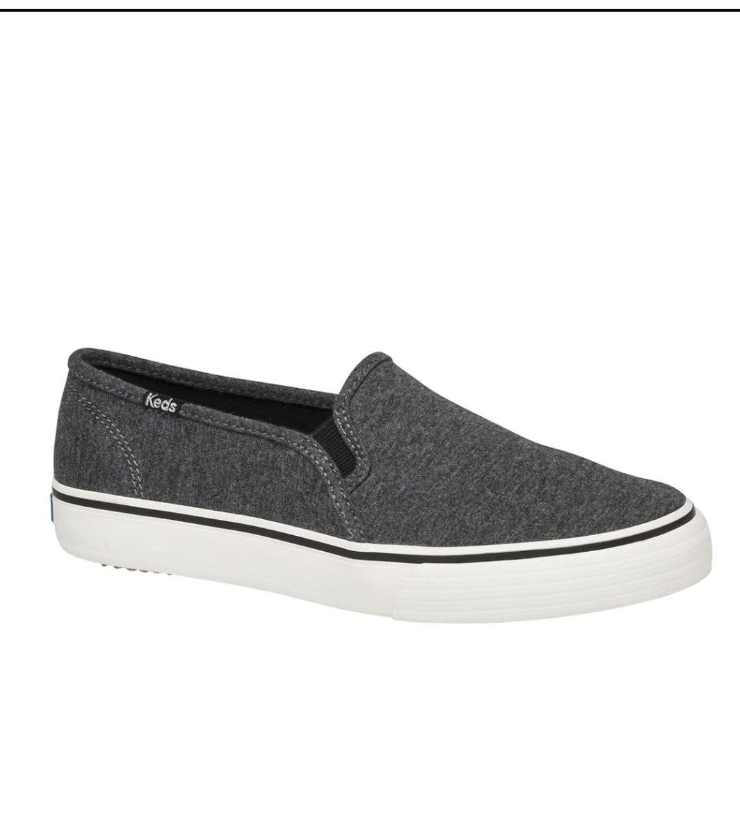 Keds Double Decker Sneakers Style #: WF63040 gray size M slip