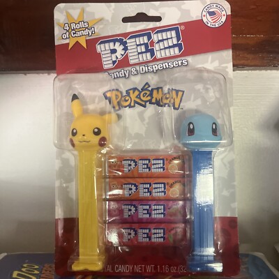 Pokemon Pez Pikachu and Eevee 2 Pack PEZ Dispenser w/ Candy. New 2019