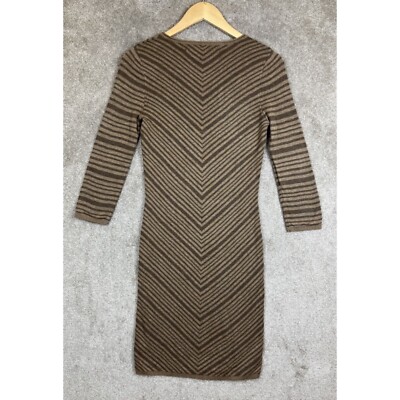 Max Studio Sweater Dress Womens Small Brown Stripe Knit Pullover Stretch- 7624* | eBay Max Studio Sweater Dress Womens Small Brown Stripe Knit Pullover Stretch- 7624* | eBay