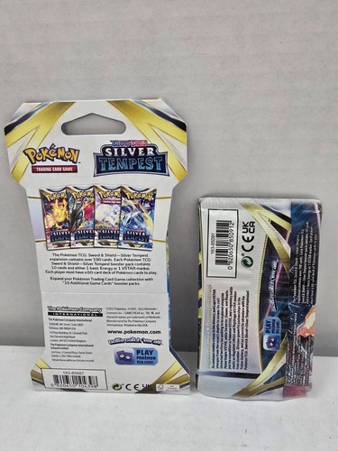 (2x) Pokémon Espada y Escudo 2022 TCG Silver Tempest Booster Packs 10 cartas cada uno - Imagen 2 de 2