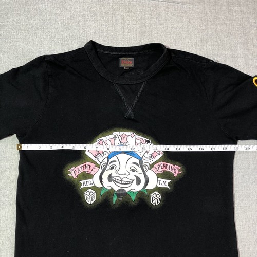 Evisu Ranch T Shirt Womens Size Large Black Custom (Check Measurements) - Picture 8 of 13